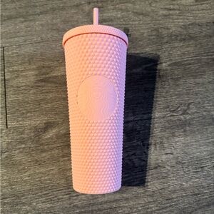 Starbucks Pink Studded Tumbler with Straw